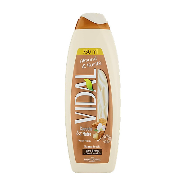 Vidal Almond&Shea Butter Body Wash 750Ml