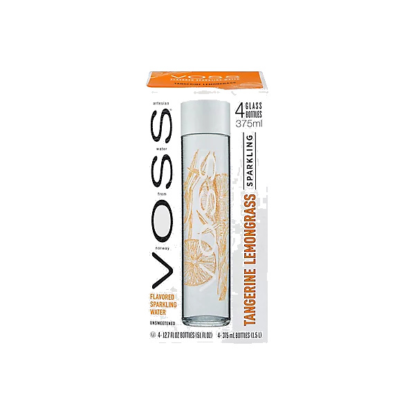 Voss Tangerine Lemongrass Sparkling Water 375