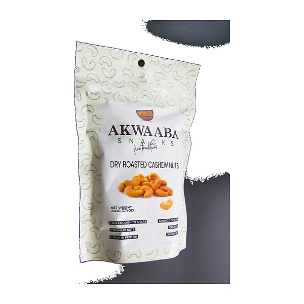 Akwaaba Snacks Roasted Lightly Salted 220G