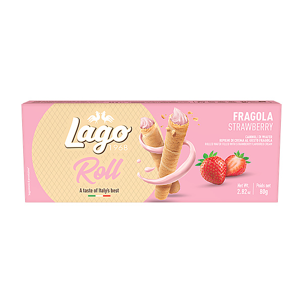 Lago 1968 Roll Strawberry 80G