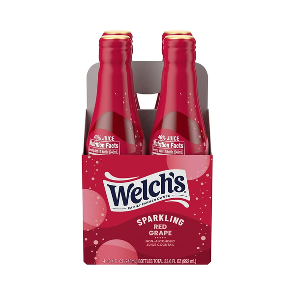 Welch'S Sparkling Red Grape Cocktail 248Ml