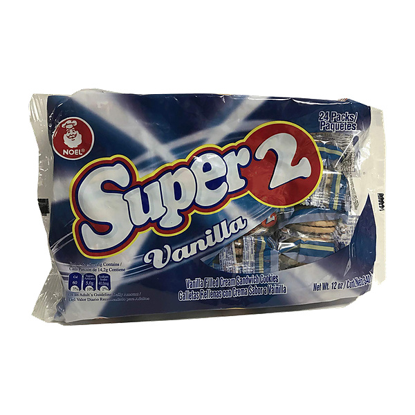 Supper 2 Vanilla Cookies 25G