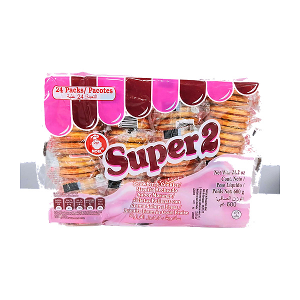 Supper 2 Strawberry Cookies 25G