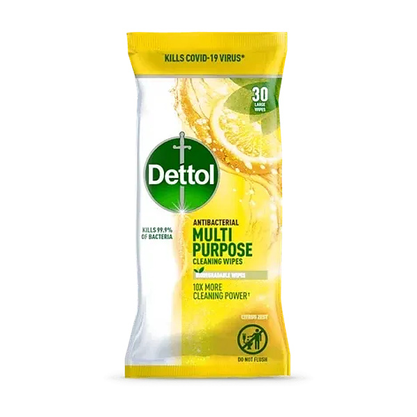 Dettol Lemon Antibactial Wipes