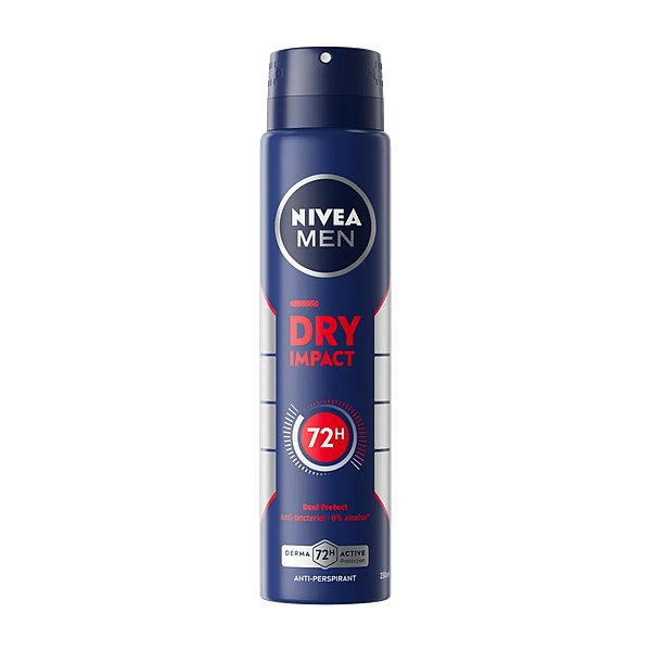 Nivea Men Dry Impact 250Ml