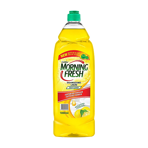 Cussons Morning Zesty Lemon Fresh Dishwash1000Ml